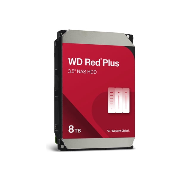 WD Red Plus WD80EFPX - Hard drive - 8 TB - internal - 3.5