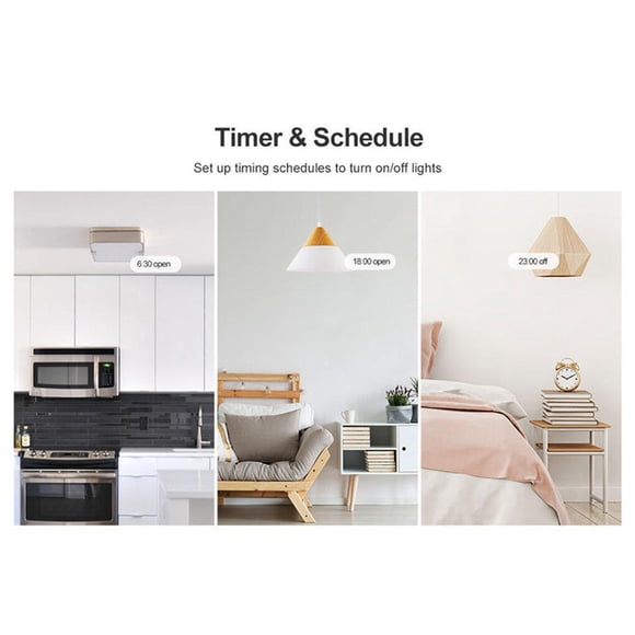 Langgg US Panel Switch Smart WiFi Touch Wall Light Switch PC Phone App Voice Remote Control Timer