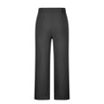 thumbnail image 5 of cllios Cotton Linen Pants for Men Palm Tree Tropical Print Beach Pants Regular Fit Elastic Waisted Drawstring Lounge Trousers with Pockets Lightweight Breathble Beachwear, 5 of 5