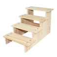 thumbnail image 1 of KLKCMS Wood Display Riser Collectibles Display Stand for Ornaments Crafts Apartment 4 Layer 20cm, 1 of 9