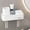 White #2, variant on Toothbrush Holder for Bathroom Wall Mounted with Toothbrush Cup | Adhesive Toothbrush Toothpaste Organizer for Tiles Glass Metal | Bathroom Accessories for Toothbrush and Toothpaste Storage