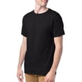 thumbnail image 5 of Hanes T-Shirts à Col Ras du Cou ComfortSoft pour Hommes, Lot de 4, 3TG, Noir, 5 of 5