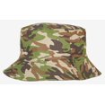 thumbnail image 1 of Hurley Men’s Small Embroidered Logo Camouflage Bucket Hat Cap, Green Camo, 1 of 3