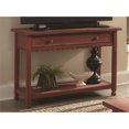 thumbnail image 2 of Alaterre Furniture Table Multimédia/console Country Cottage Finition Antique Rouge, 2 of 6