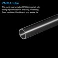 thumbnail image 4 of Unique Bargains Tube Acrylique Rigide Rond Transparent 13mm ID 15mm OD 14 Pieds pour Lampes et Lanternes, Système de Refroidissement par Eau 4 Pcs, 4 of 6