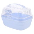 thumbnail image 2 of Hamster Small Cage Plastic Hamster Carrier Breathable Small Pets Box Portable Hamster Box, 2 of 9