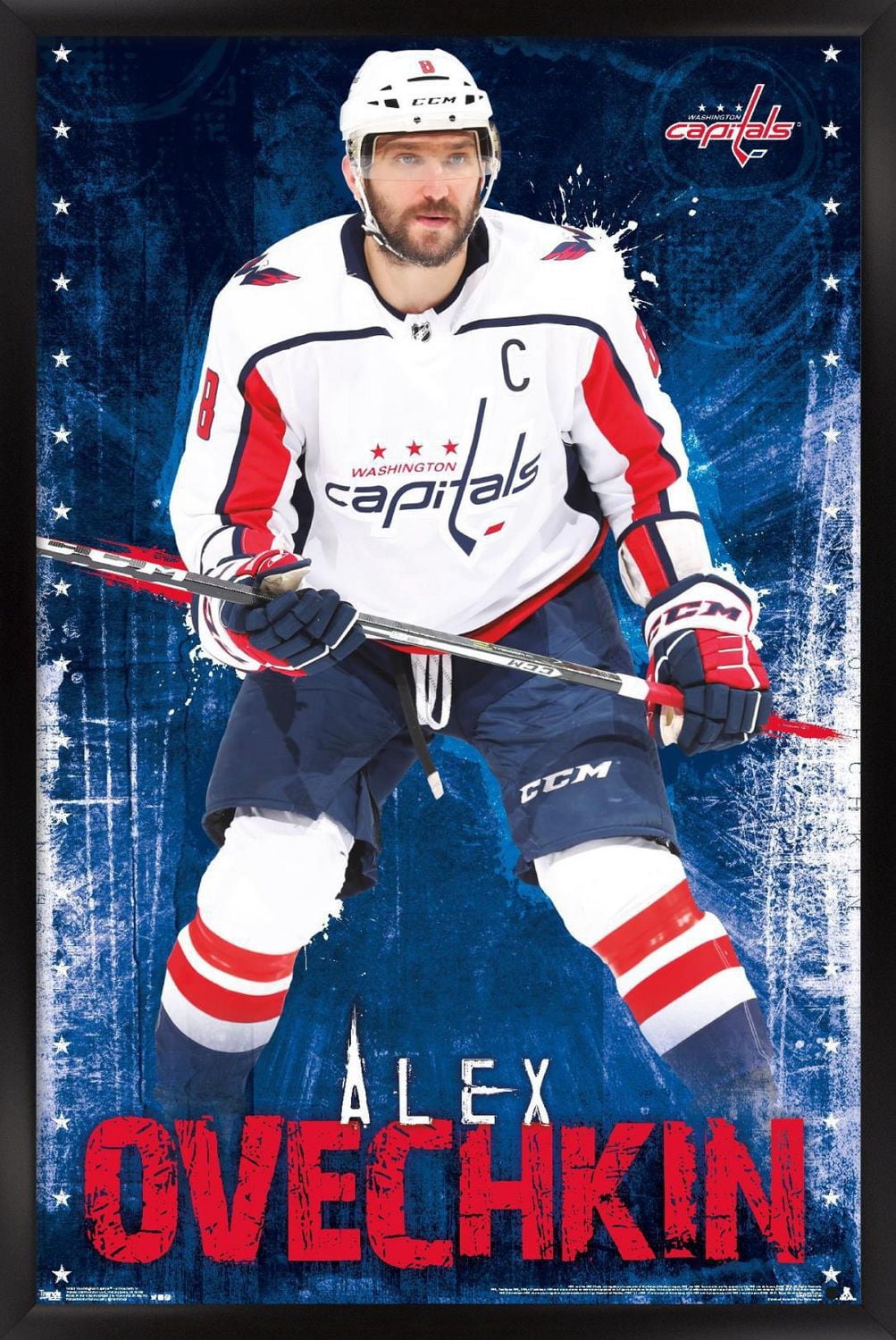 NHL Washington Capitals - Alex Ovechkin 17 Wall Poster, 22.375" x 34"