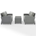 thumbnail image 4 of Crosley Bradenton 3 Piece Patio Sofa Set in Gray, 4 of 11