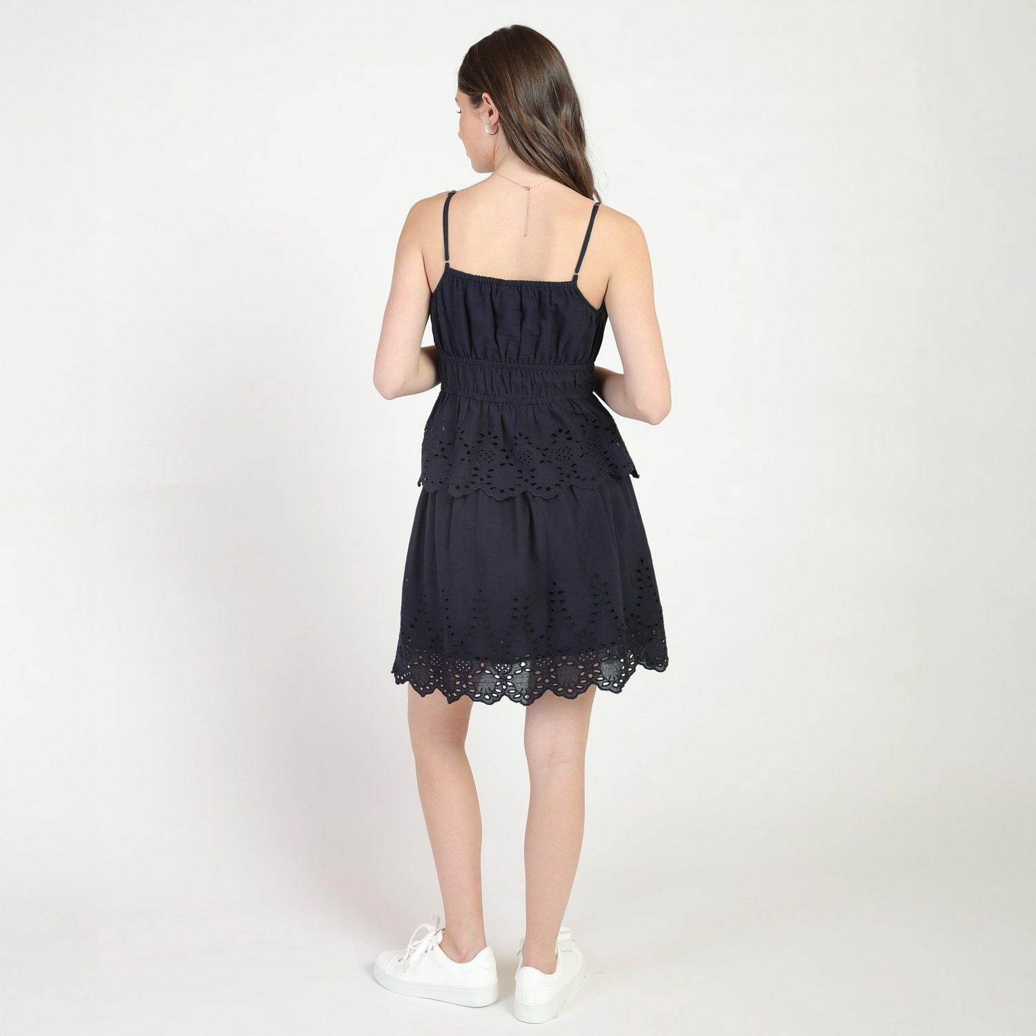 Bloom Girl Smocked Eyelit Top Sizes XS-XL