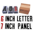thumbnail image 1 of Sign Letter Depot, Changeable Outdoor Sign Lettersâ€“ Flexible Marquee Changeable Letter Signs, Condensed Helvetica Font, 279 pc set 6" Letter, 7" Panel, 1 of 7