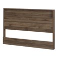 thumbnail image 2 of South Shore Musano Full/Queen Headboard with Storage Shelf, in Natural Walnut, 2 of 10