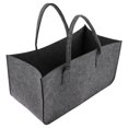 thumbnail image 2 of Folding Storage Bin, Storage Basket with Handles, Organizing Toys, Clothes, dark gray, 2 of 9