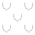 thumbnail image 3 of Decodeary 500 Pcs Fer à Souder de Qualité Professionnelle pour des Réparations Précises en Plastique Retard Machines de Soudage en Acier Inoxydable 0,8 en Forme de V *500 Pcs 5Ensemble, 3 of 6