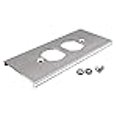 thumbnail image 3 of Duplex Cover Plate, Gray, Aluminum, 3 of 3
