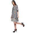 thumbnail image 4 of Moomaya Cutwork Lace Beach Kaftan For Women Printed Bikini Caftan Plus Size, 4 of 4