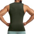 thumbnail image 4 of Yuyuzo Workout Tank Tops for Men Round Neck Slim Fitted Quick Drying Sleeveless Athletic Muscle T Shirts, 4 of 6