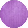 thumbnail image 1 of Ahgly Company Tapis de Zone Rond d'Intérieur Lavable à la Machine, Transitionnel, Violet Violet, 3 Pieds Rond, 1 of 7