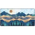 thumbnail image 1 of Large Mouse Pad 31.4 x 15.7inches 3mm XXL Extended Gaming Mouse Pad Mat with Non-Slip Base Stitched Mousepad for Computer,Office,Keyboard and Laptop-Sunrise Forest，Waterproof Desk Mat, 1 of 5