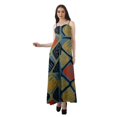 thumbnail image 2 of Moomaya All Over Printed A Line Sleeveless Womens Summer Party Dresses, 2 of 4