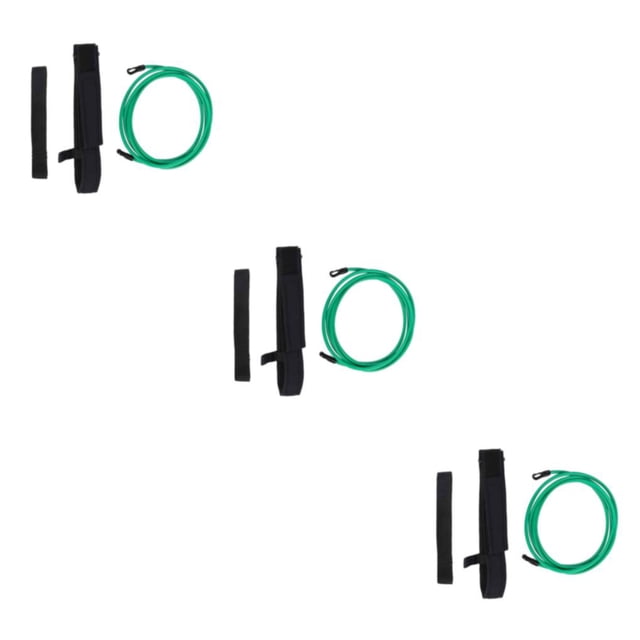Baohd Ceinture d'Entraînement de Natation Réglable et Confortable Pas Plus Dure Vert-4 Mètres 3Ensemble