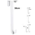 thumbnail image 4 of Adjustable Wreath Door Hanger Christmas Wreath Decor Door Hanger Over The Door Wreath Hangers Retractable Over Door Hook Over The Door Hooks Adjustable Wreath Door Hanger Damage, 4 of 8