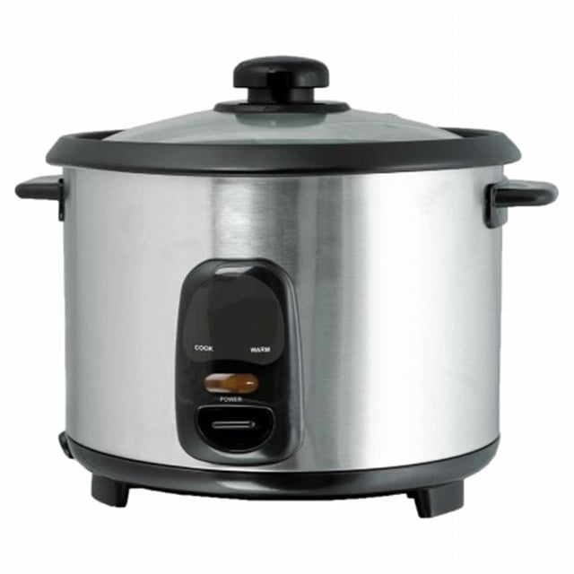Brentwood TS-10 5 Cup - 1.0 Liter - Rice Cooker - Stainless Steel