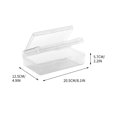thumbnail image 2 of Dvkptbk Plastic Pencil Box Large Capacity Pencil Case Clear Boxes with Snap-tight Lid Stackable Design and Stylish Office Supplies Storage Organizer Box, 2 of 2