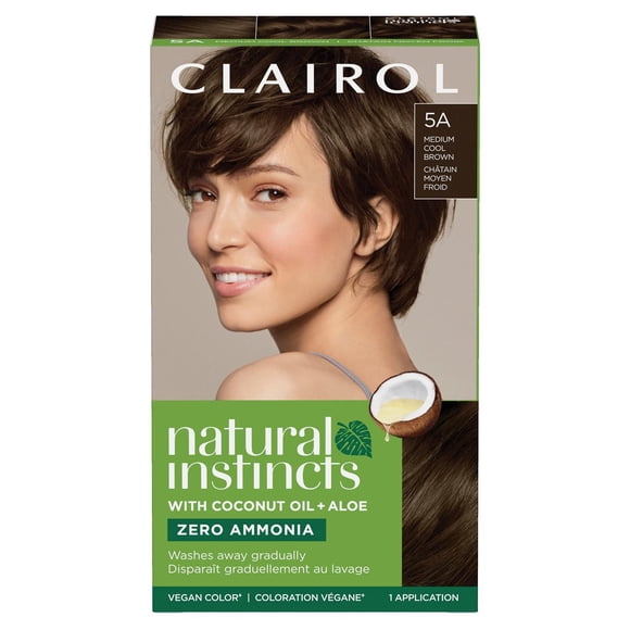 Clairol Natural Instincts Demi-Permanent Hair Color, Vegan Hair Dye, Made with coconut oil and aloe vera