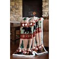 thumbnail image 2 of Carstens, Inc Soft Sherpa Plush Throw Blanket, Cascade Ridge, 2 of 5