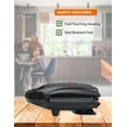 thumbnail image 2 of COMMERCIAL CHEF Waffle Maker, Nonstick Mini Waffle Maker, Easy-to-Clean Electric Waffle Iron for Breakfast Waffles with Cool Touch Housing & Power on Light Thermostat, 2 of 7