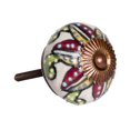thumbnail image 2 of KNOB-IT VINTAGE HANDPAINTED CERAMIC KNOBS (8 Pack) K000001, 2 of 3