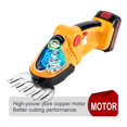 thumbnail image 4 of 2 In 1 24V Cordless Electric Hedge Trimmer 20000RPM Rechargeable Handheld Household Shrub Weeding Pruning Mower Garden Tools, 4 of 5