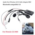 thumbnail image 1 of For Honda GL1800 Audio Navi Bluetooth-compatible Wireless AUX Cable Adaptor+MIC, 1 of 8