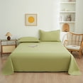 thumbnail image 1 of Solid Color Bed Sheet - Polyester Fabric, Soft Comfortable Washable, Easy Care Fitted Design, Home Decor Bedding, JKODE, 1 of 9