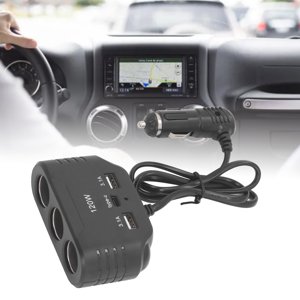 Adaptateur d'éclairage de voiture de cigarette, Empêcher le chargeur de voiture à court circuit Convertisseur de puissance pour les véhicules