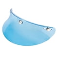 thumbnail image 2 of jinwen 3-Snap Helmet Peak Open Face Retro Sun Shade Protector ,15cm X 5cm Transparent Blue, 2 of 8