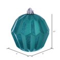 thumbnail image 3 of Vickerman MC190842D Boule Facettée Pailletée Teal 5 Po. - 3 par Sac, 3 of 3