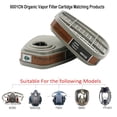 thumbnail image 3 of Yhmxh Sports and Outdoors Cartridge Filter Set 6001cn For 6800 6200 7502 Gas Face Protector 2pcs Face Protection, 3 of 3