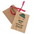 thumbnail image 2 of Fathers Day Greeting Card Classic Design Brown 1Pack 5.9x4.3in, 2 of 5