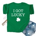 thumbnail image 4 of Chandail de la Saint-Patrick pour Femmes, Saint-Valentin, Imprimé, Hiver, Décontracté, Haut à Motif Floral, Chandails de la Saint-Patrick pour Femmes, 4 of 4