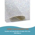 thumbnail image 2 of VONKY Crystal Rhinestone Ribbon Glass Drill Mesh Glitter Clothing Accessories Shiny Sticker Present Decoration DIY Decorating Prop white ABcolor 8double side tape, 2 of 6