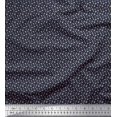 thumbnail image 1 of Soimoi Poly Georgette Fabric Leaves & Peach Fruit Small Print Fabric by Yard 52 Inch Wide, 1 of 3
