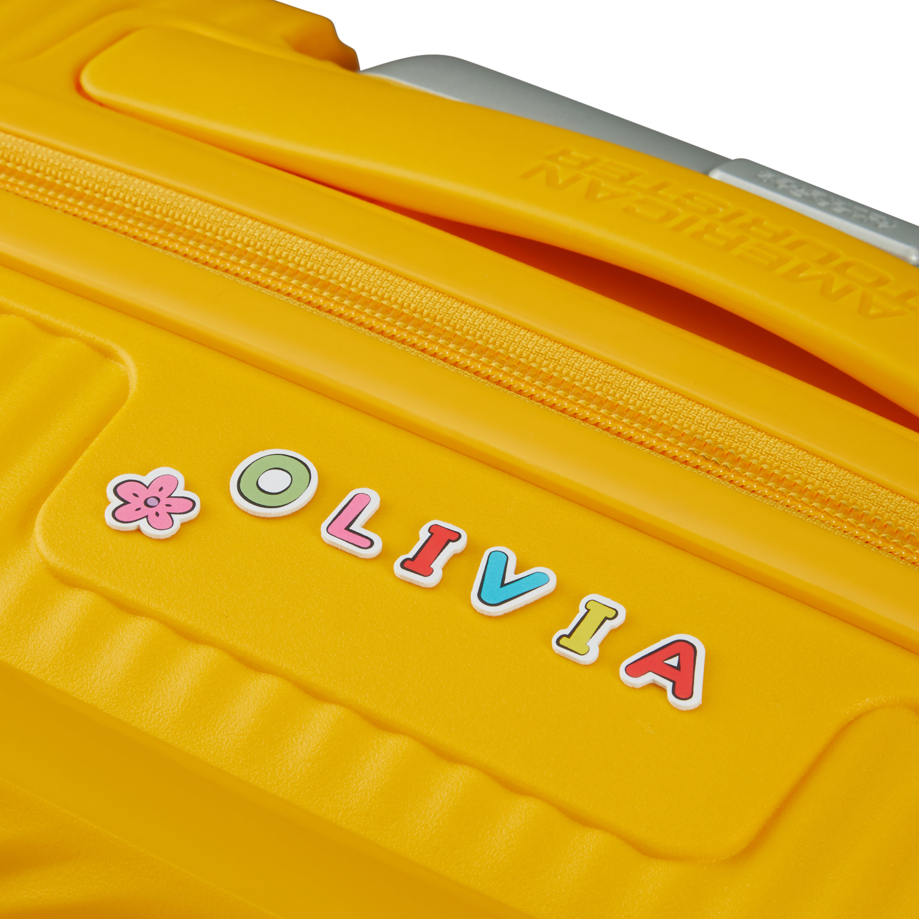 Bagage cabine à roulettes American Tourister Little Curio pour enfants – Jaune