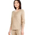 thumbnail image 4 of George Women's Long Sleeve Henley Top, 4 of 6