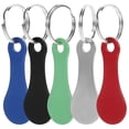 thumbnail image 1 of 5Pcs Shopping Trolley Token Key Ring Colored Trolley Token Coin Keyring Supermarket Shopping Cart Token, 1 of 5