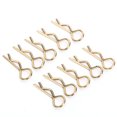 thumbnail image 2 of Ymiko RC Shell Clips Broches, Clips de Corps RC, 10pcs 8.3MM RC Voiture Shell Clip Rshape Métal Corps Clips Broches pour 1/5 1/6 1/8 1/10 Voiture RC, 2 of 8