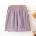 thumbnail image 2 of Shorts de Pyjama pour Femmes Décontractés Confortables Bas de Détente avec Poches Vêtements de Nuit Bas de Pyjama Shorts de Sommeil pour Femmes, 2 of 7