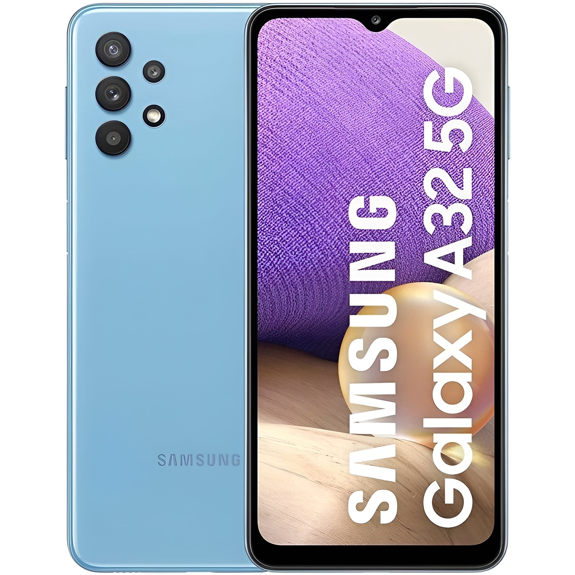 Refurbished Samsung Galaxy A32 5G - 64GB – Awesome Blue – 48MP