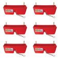 thumbnail image 1 of Little Giant 9 Quart Heavy Duty Feed Trough Bucket Fence Feeder, Red (6 Pack), 1 of 3