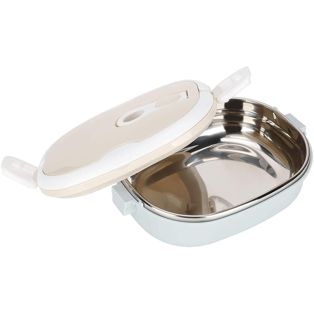Boxes, Thermal Insulated Hot Food Lunch Containers, Stainless Steel Insulated Thermal Food Container, Student Portable Hot Food Warmer Lunch Box Accessories (Monolayer)